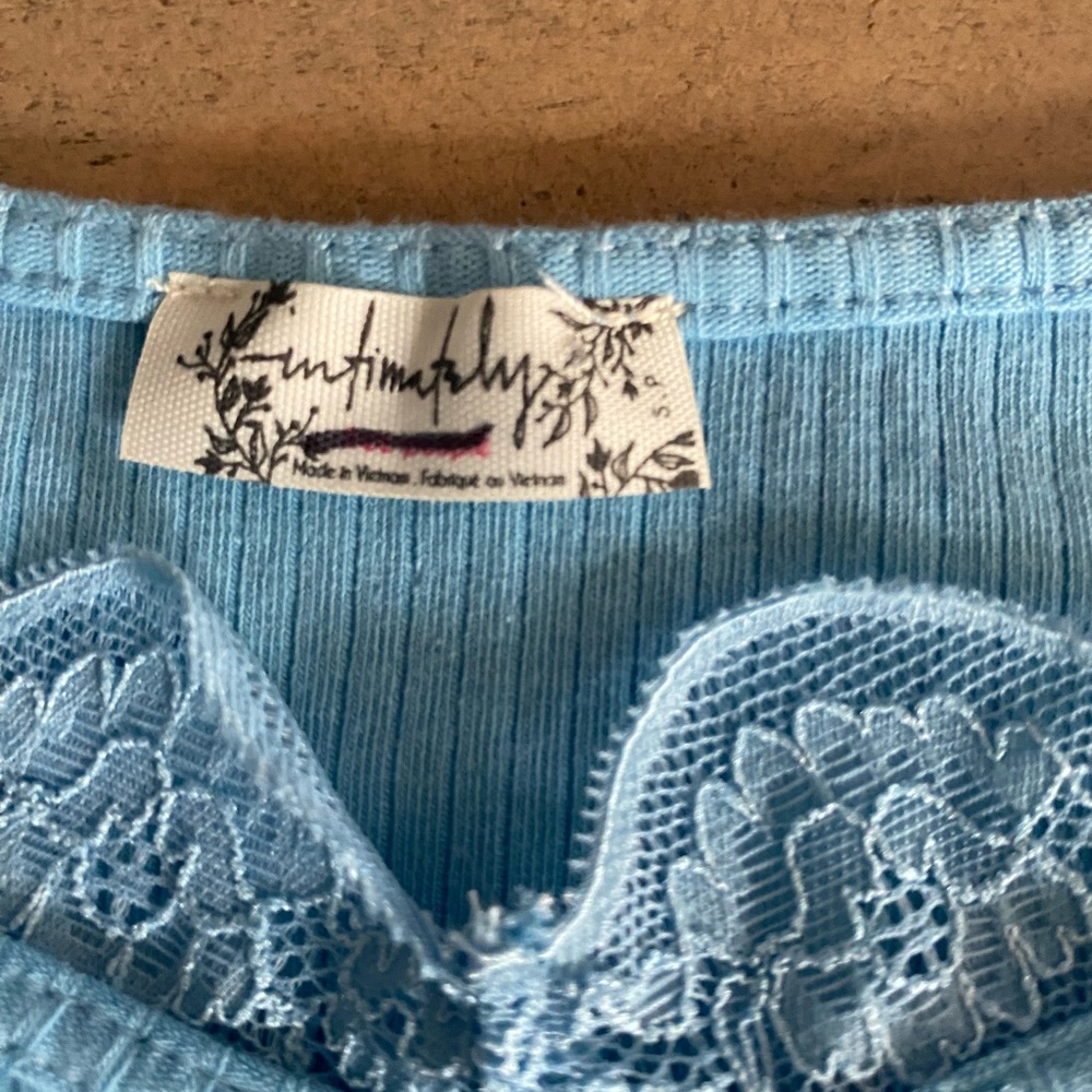 NWOT Free People Lace Trim Bodysuit - Picture 4 of 12